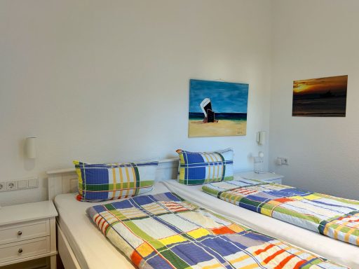 Ferienhaus Norderney - Schlafzimmer unten