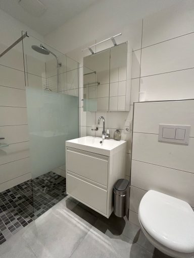 Ferienhaus Norderney - Duschbad unten